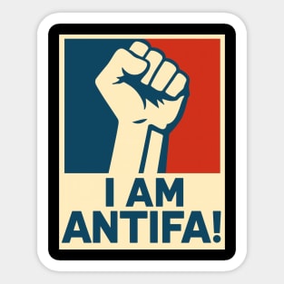 I am Antifa Sticker